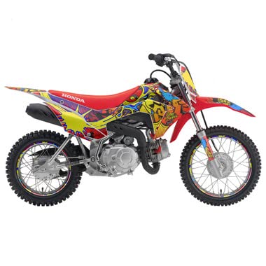 Amazon.com: 2004-2013 CRF 70 Zany Pink Senge Graphics Complete Kit